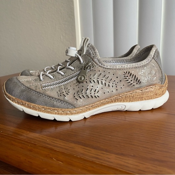 Rieker Nikita Slip-On Sneakers Women’s Size 39/8 Gray - Picture 2 of 16